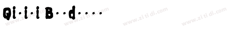 Qiqimi Bold字体转换